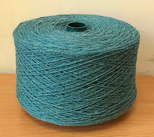 Пряжа напівшерсть 80 % вовни (Україна) № 21 БІРЮЗА