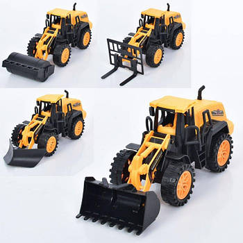 Іграшковий Трактор 20см, інерція 775-4 G-Rich