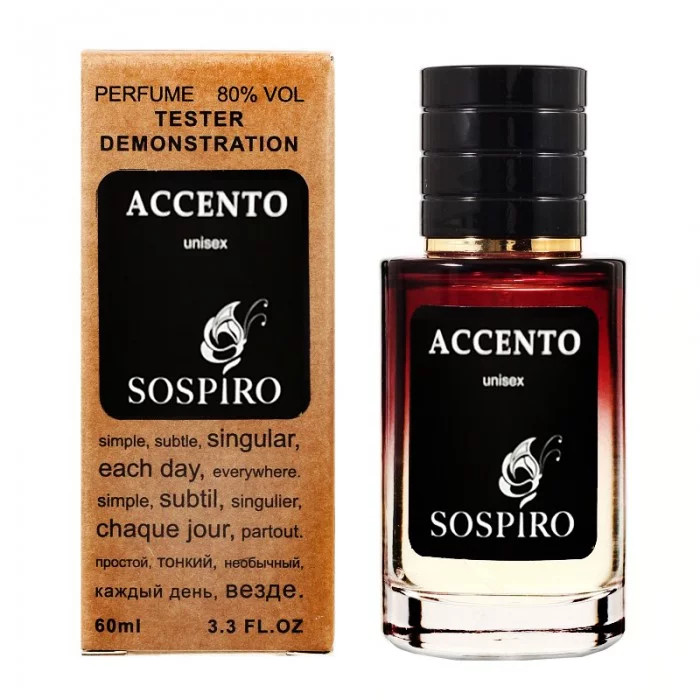 Sospiro Perfumes Accento - Selective Tester 60ml, фото 1