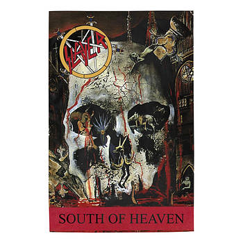 Прапор (текстильний постер) SLAYER - SOUTH OF HEAVEN (fol-017)