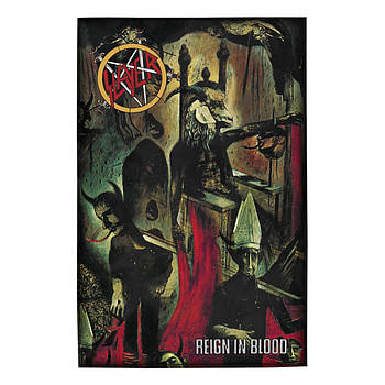 Прапор (текстильний постер) SLAYER - REIGN IN BLOOD (fol-018)