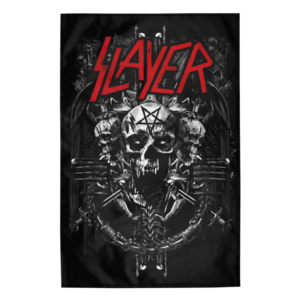 Прапор (текстильний постер) SLAYER - DEMONIC (fol-020)
