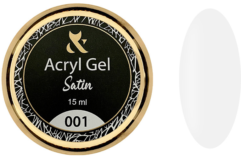 Акригель Acryl gel Satin №001 F.O.X, 15 мл