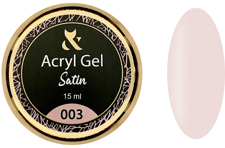 Акригель Acryl gel Satin №003 F.O.X, 15 мл