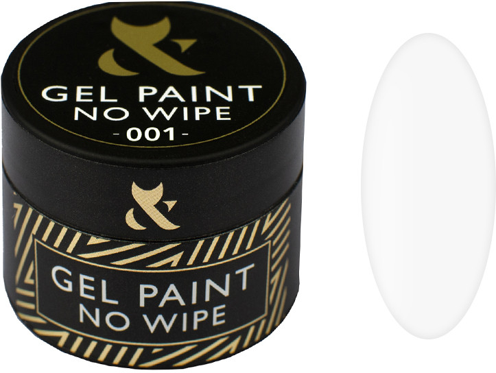 Гель-фарба Gel paint No Wipe No001 F.O.X, 5 мл
