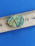 Лабрадор овал камінь без оправи. Кабошон натуральний лабрадор  24,5*18,5*6,5  мм. Індія., фото 6