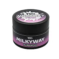Yo!NAils Каучукова камуфлююча база для нігтів RubberOid Milkyway PINK Soak Off Hard Base, 30 мл
