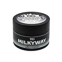 Yo!NAils Каучукова камуфлююча база для нігтів RubberOid Milkyway WHITE Soak Off Hard Base, 30 мл