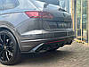 Дифузор VW Touareg R-line (2018+) тюнінг обвіс спідниця заднього бампера, фото 3