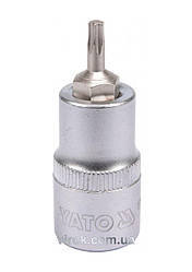 Головка торцева YATO квадрат 1/2 "TORX" Т20, L = 55 мм [40/240]