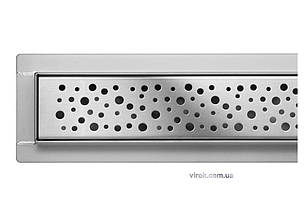 Трап підлоговий для душу з нержавіючої сталі "NAPO" FALA; 60х 7х 5,2 см [6]