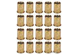 Нітогайка сталева YATO; М 10, l= 21 мм, 20 шт. [25/100]