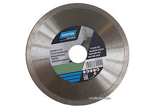 Диск алмазний NORTON для керамічних плиток діаметр 180 мм для різання та обробки кераміки