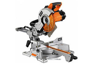 Пила торцьовальна по дереву мережева AEG: 1.8 кВт, диск Ø=254мм, нахил- 50°, глибина- 90 мм (PS254L)