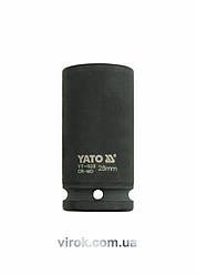 Головка торцева ударна 6-гранна YATO : подовжена, квадрат 3/4", М= 28 мм, L= 90 мм [8/32]