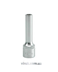 Головка торцева 6-гранна YATO : подовжена, квадрат 1/2", М= 8 мм, L= 76 мм [12/60/120]