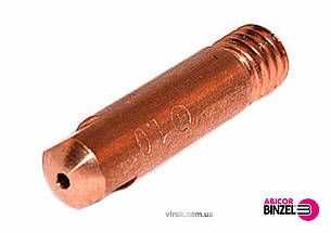 Накінечник зварювальний ABICOR BINZEL : E-Cu, 1.0 x M6 x 25 мм