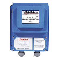 Трансформатор для освітлення басейну  герметичний 220/12 В понижуючий для світильника 600 Вт, мідь