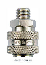 Швидкоз'єднувана муфта YATO з зовніш. різьбою Ø= 1/2" [20/120]