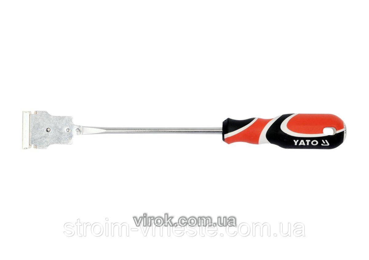 Скребок YATO для скла, 39х200мм [6/72], фото 1