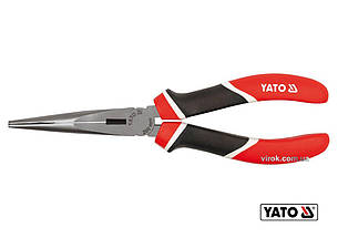 Щипці видовжені плоскі YATO : CrV, L= 200 мм [6/60]