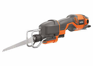 Пила шаблева мережева AEG: 400 Вт, 3500 об/хв, хід- 13 мм (US400XE)