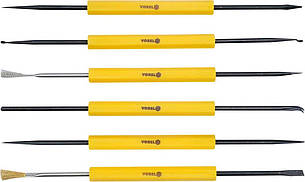 Набір інструментів для паяння VOREL, кпл. 6 шт. [25/100]