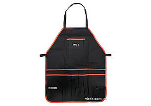 Фартух робочий YATO з поліестеру, 6 кишень, 690 х 560 мм [60]