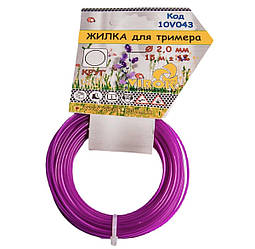 Жилка для тримера "КРУГ" TM VIROK : Ø = 2.0 мм, l = 15 м