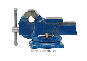 Лещата слюсарні обертові з наковальнею VOREL, 100мм [1]