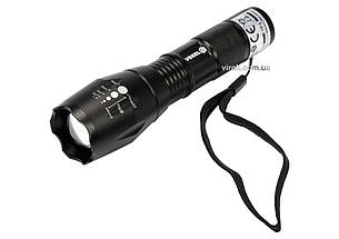 Ліхтар CREE XP-E світлодіодний VOREL; 5 Вт, 3 режими,280lm, живлення-3ААА батар, Ø= 40мм l=135мм(DW)