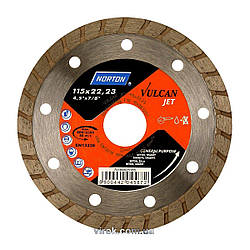 Диск алмазний VULCAN JET турбо: Ø= 115/ 22.23 мм (DW)