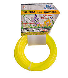 Жилка для тримера ТРИКУТНИК TM VIROK : Ø= 2.0 мм, l = 15 м