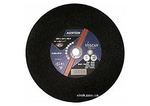 Диск відрізний по металу, нерж. сталі, бетону і чавуну "NORTON VULCAN FIXED"; Ø = 350х32 мм, t = 3.5 мм
