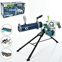 Автомат M623 акум., м'які кулі-присоски, пара, USB, окуляри, світло, кор., 49,5-25-18,5см.