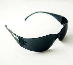 Окуляри захисні VIROK полікар+пласт,затемн ,покриття від запотівання та подряпин,відкриті (60)