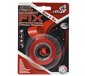 Стрічка 2-стороння плівкова VRIOK Moment Fix: 9 мм х 5 м [30]