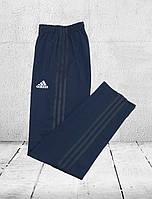 Спортивные мужские прямые штаны Adidas /норма, баталы (т.синий, чёрный, антрацит)