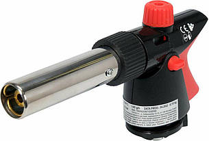 Пальник газовий YATO : цанговe з'єднання. PIEZO. 360°. до 2 кВт. t= 1300 ºC (EN417) [20/80]