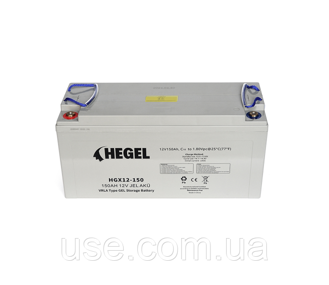 Акумулятор гелевий 12-150АН, 12V/150Ah, 150 а*год, А/г, А/год, ампер-годин, AH, Ah, 12 Вольт, В, 12 V, АКБ, гель, Gel, стаціонарни