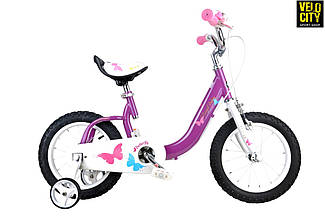Велосипед RoyalBaby BUTTERFLY RB-19  18" фіолетовий, 18"