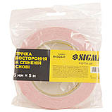 Стрічка двостороння на спіненій основі 15 мм×5м SIGMA (8430221), фото 3