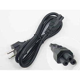 Кабель живлення 3 pin C5 IEC 60320 (мідь) оригінал (Вилка пряма)
