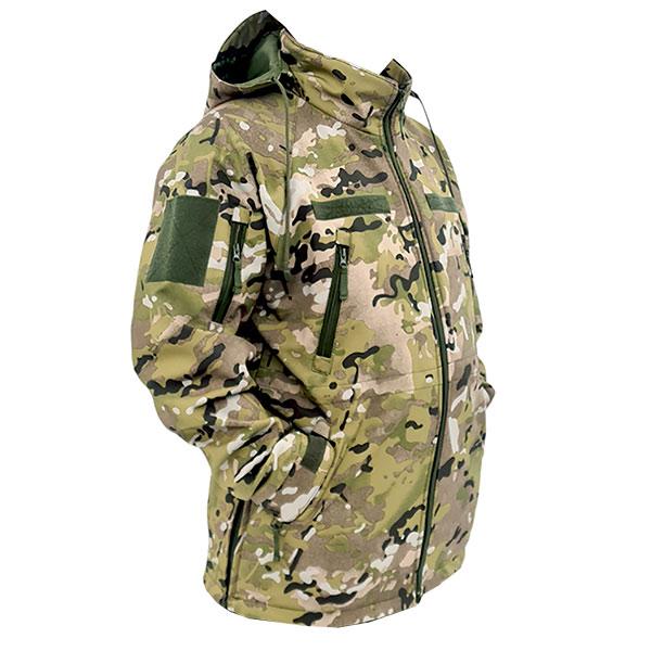 Куртка-ветровка тактичнская (парка) "Stratagem" Milt-02. Soft Shell, Мультикам (М-ТМ)