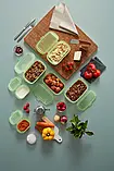 Набір ємностей для зберігання силіконових, 3 шт. Lekue Reusable Silicone Containers (881886), фото 4