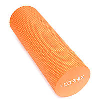 Масажний ролик Cornix EVA+ 45 x 15 см (валик, роллер) XR-0302 Orange, фото 3