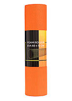 Масажний ролик Cornix EVA+ 60 x 15 см (валик, роллер) XR-0307 Orange, фото 5