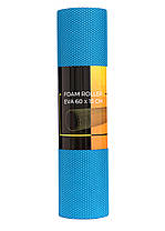 Масажний ролик Cornix EVA+ 60 x 15 см (валик, роллер) XR-0311 Blue, фото 4
