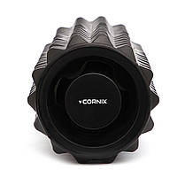Масажний ролик Cornix EVA 33 x 14 см (валик, роллер) XR-0341 Black, фото 5