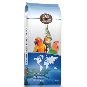 Корм для середніх та великих папуг Deli Nature Large Parakeets Standard на вагу 250 г
